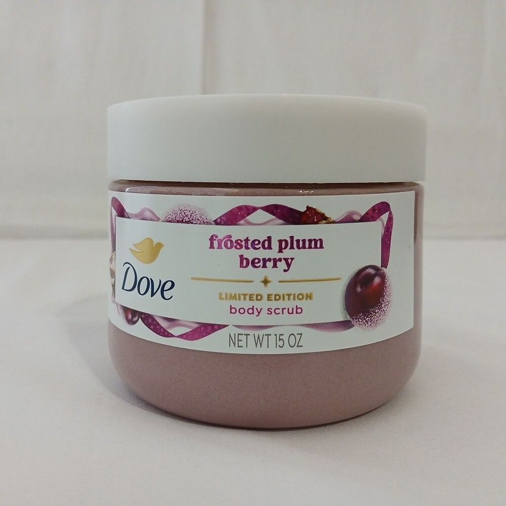 Dove Frosted Plum Berry - Body Scrub, Limited Edition Holiday Treats New